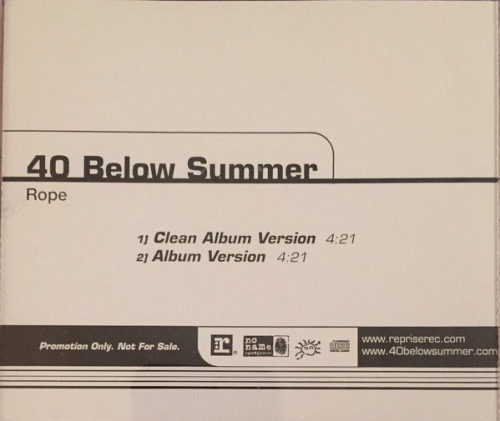40 Below Summer : Rope